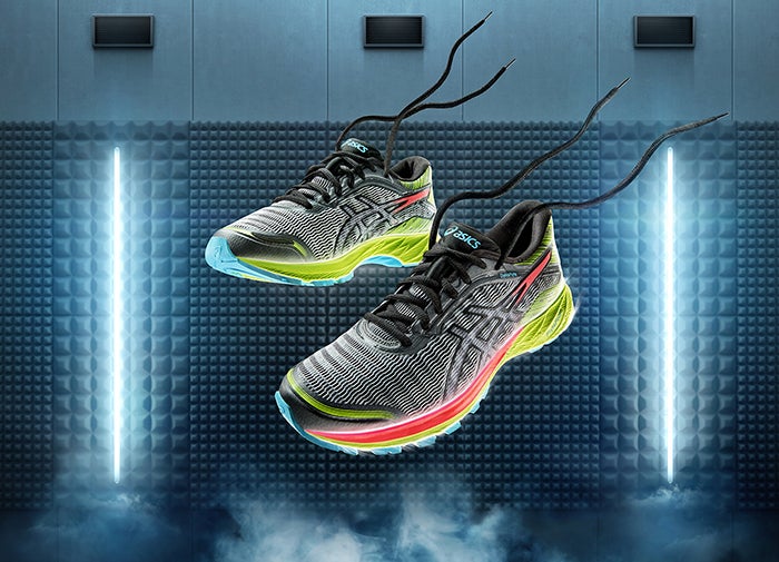 The key component of the new ASICS DynaFlyte is the lightweight and responsive FlyteFoam midsole. Photo: Courtesy of ASICS