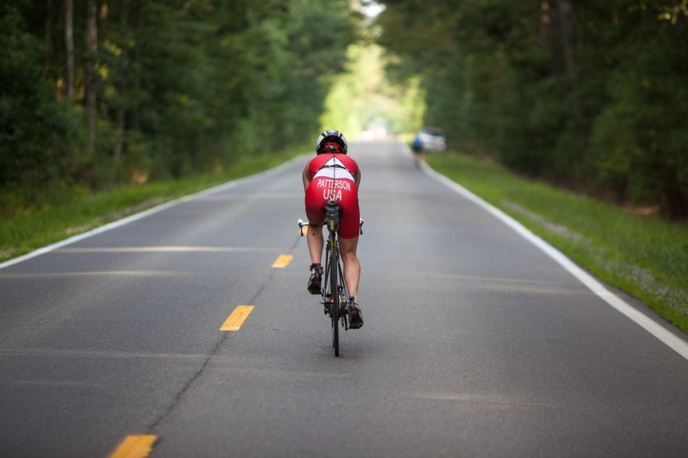 An athlete competes at Rev3 Williamsburg. Photo: Rev3