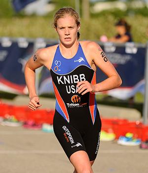 Taylor Knibb is the defending Junior Elite National Champion and a Junior Worlds silver medalist. Photo: Erik Schelkun/USA Triathlon