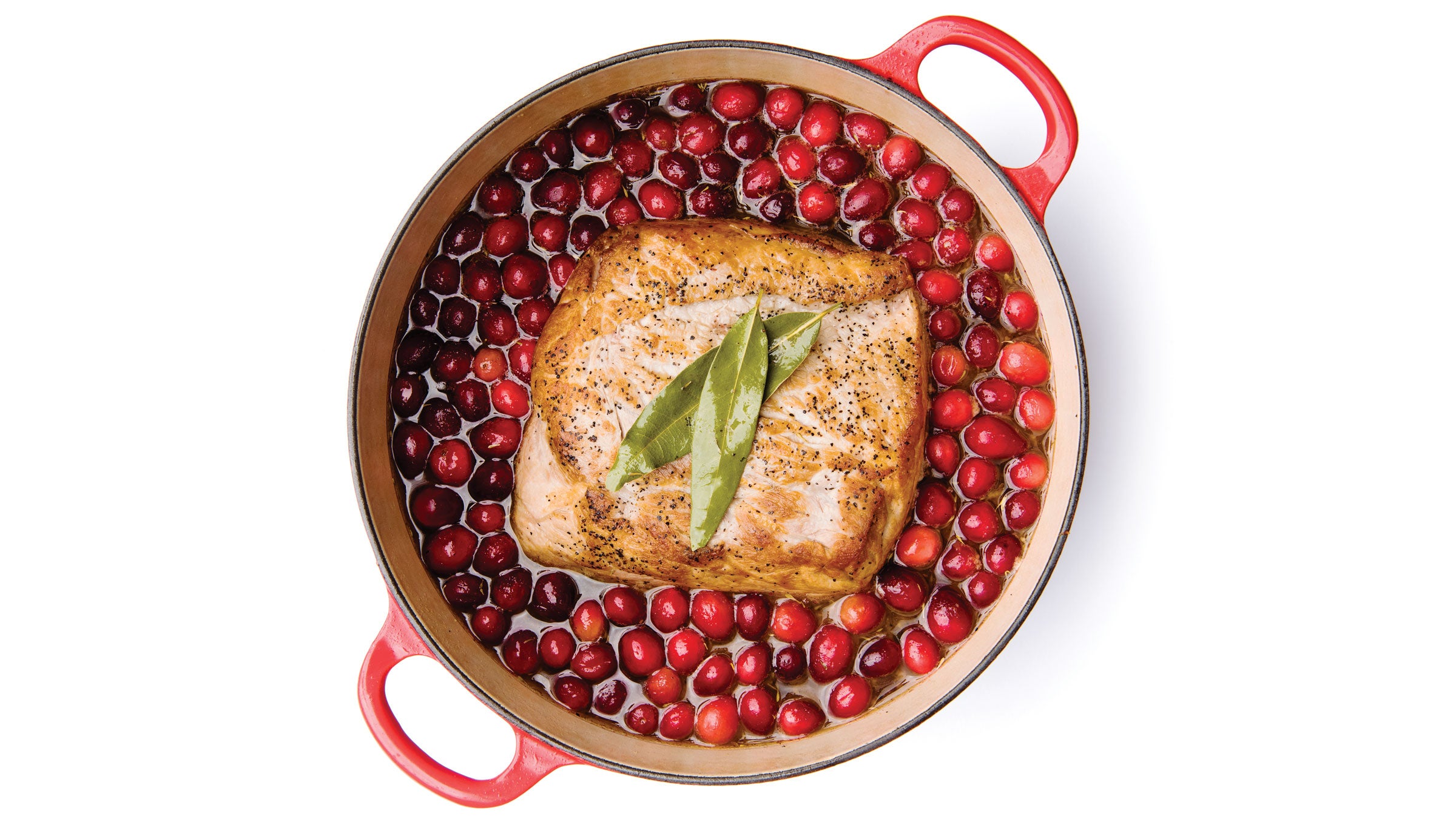 Mix up your menu with the cranberry braised pork loin.