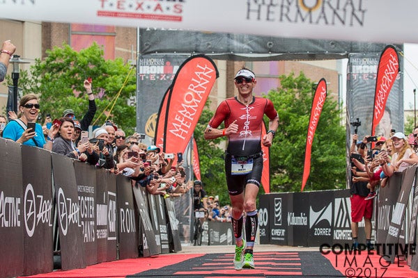 The win, sub-9, course record and an automatic Kona spot. 