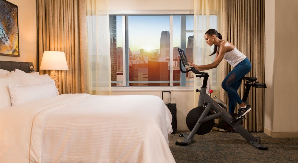 Westin has partnered with Peloton. Photo provided by Westin.