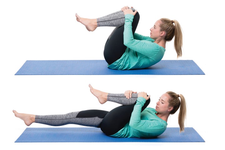 Pilates Single Leg Stretch