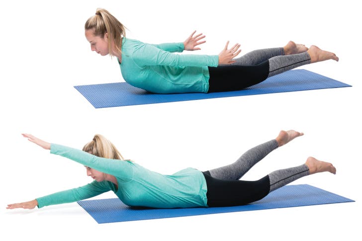 Swimming is a Pilates move triathletes can do anywhere.