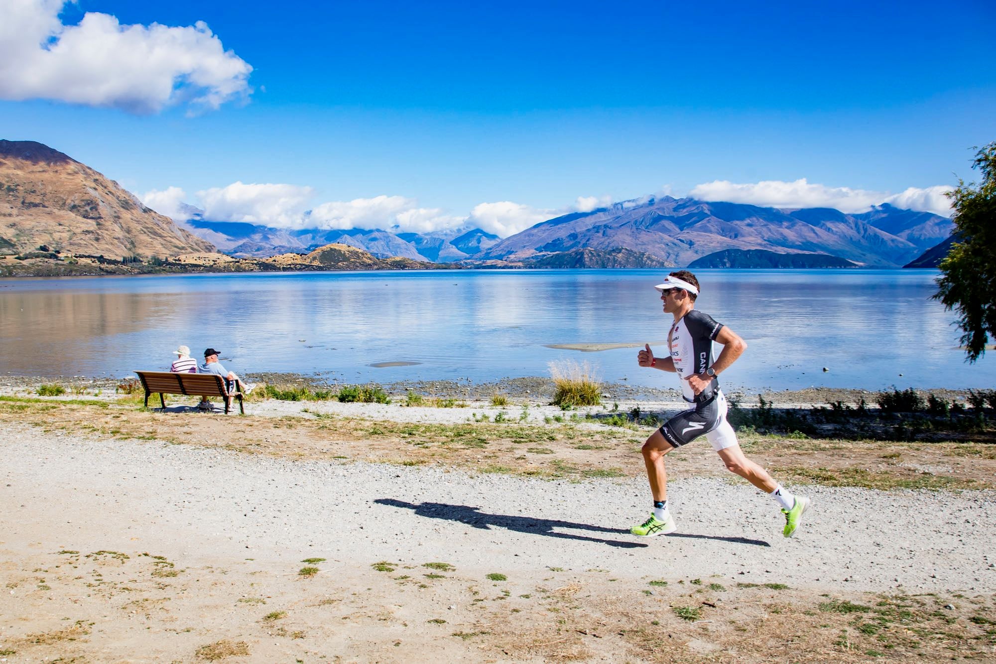 Braden Currie on his way to victory. Photo: Neil Kerr/Getty Images