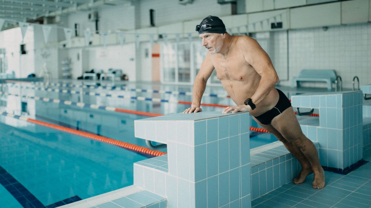 Weekend Swim Workout: Fast-Paced Swim + Deck Strength