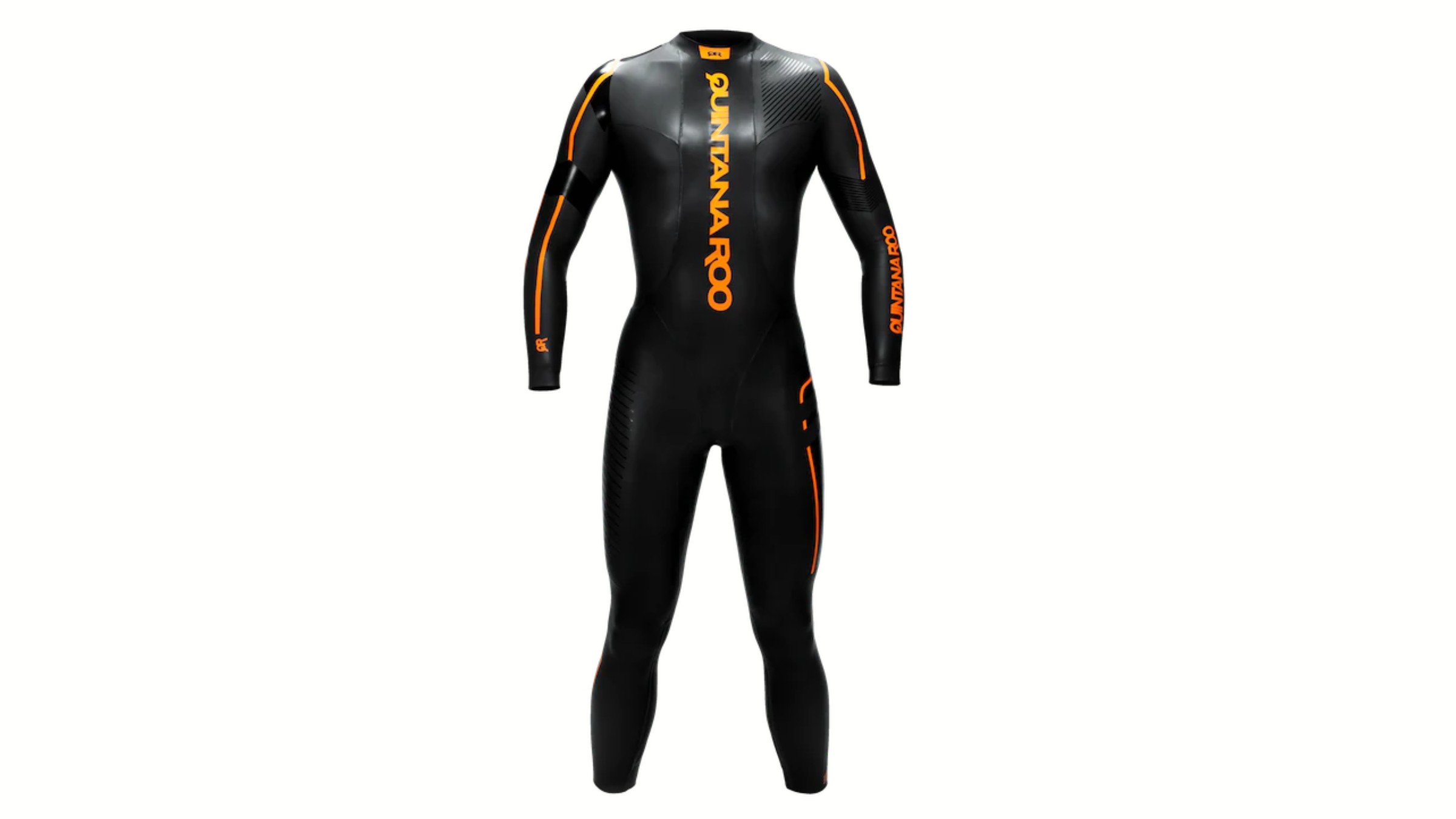 Black and Orange QR Tri-Wetsuit, HydroFive2
