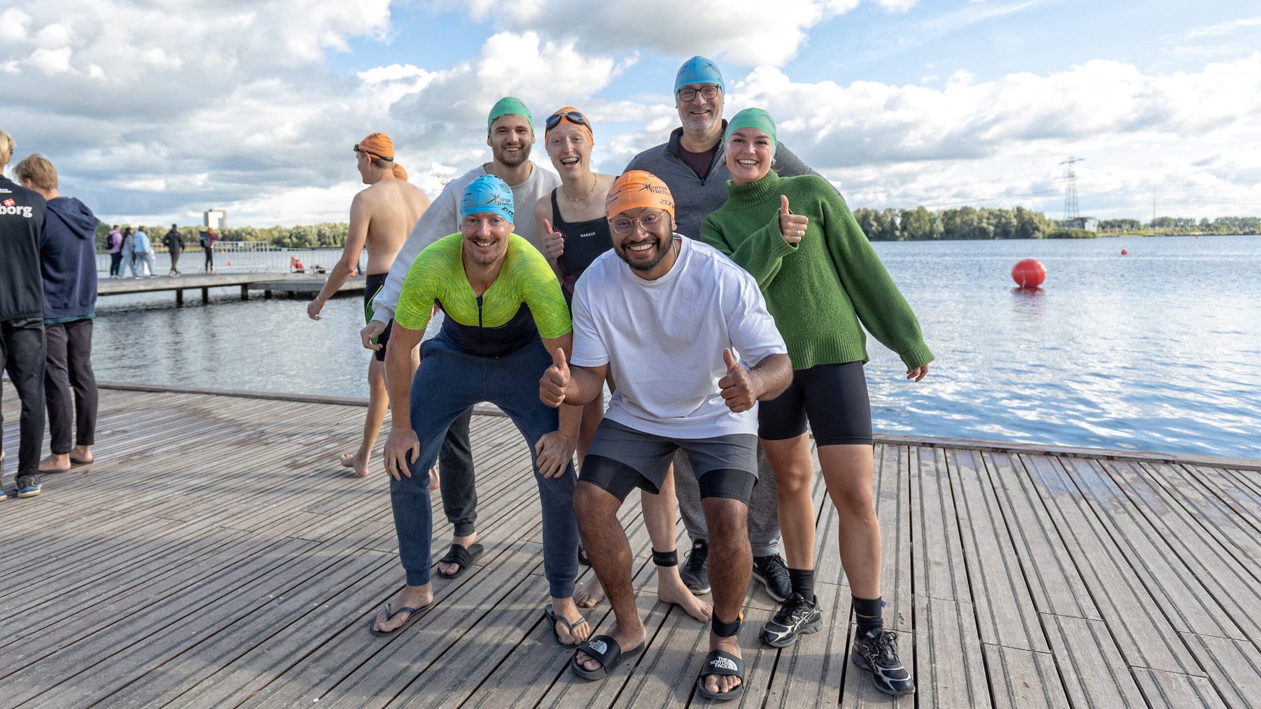 The triathlon community is great, and while it's a solo sport, it's better to train together.