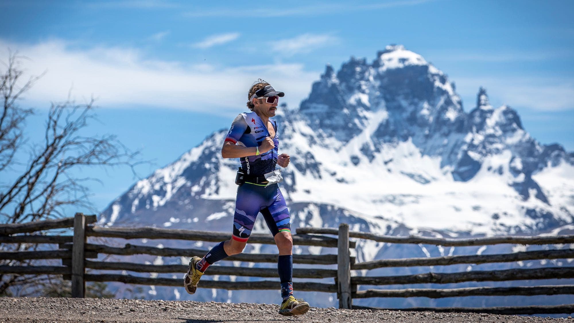 Athletes compete at the Patagonman Extreme Triathlon