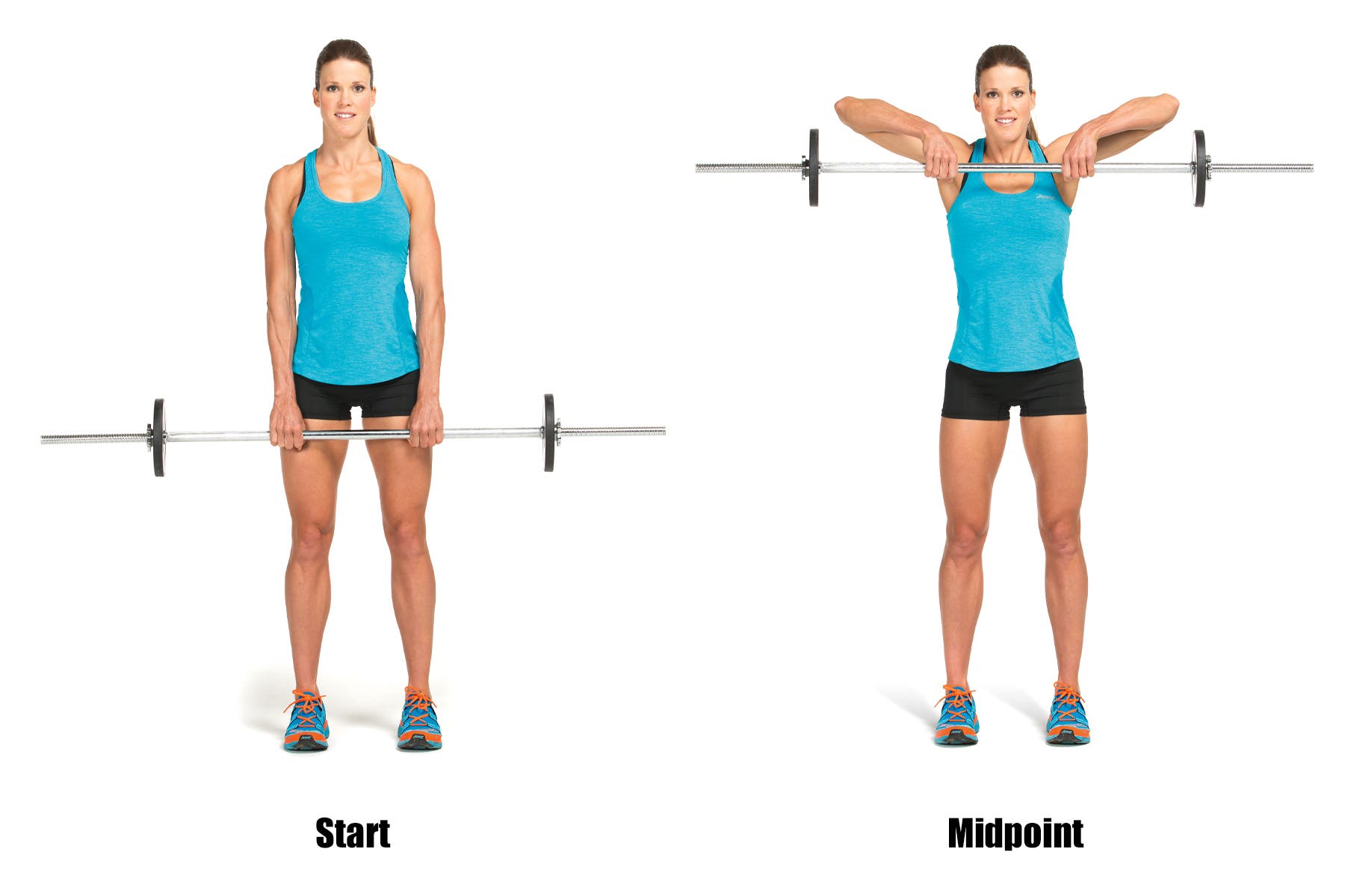 Running Strength Training Barbell Lift