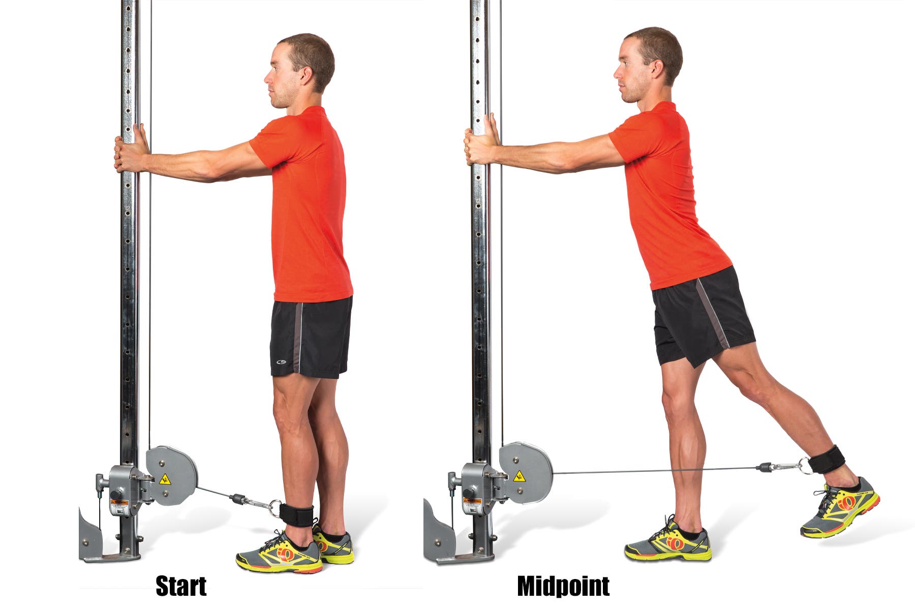 Swimming Strength Training Cable Hip Extension