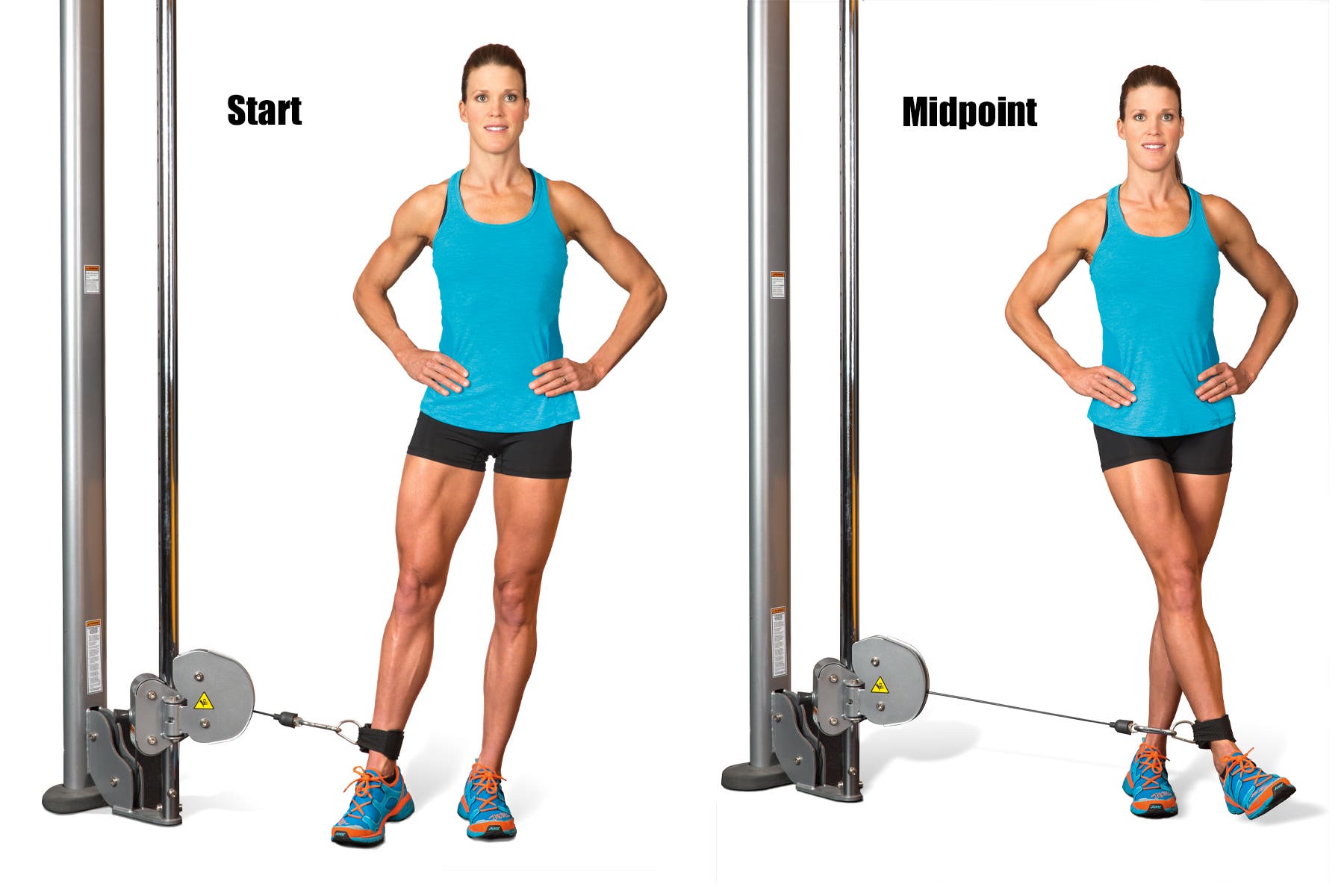 Swimming Strength Training Cable Lateral Cross