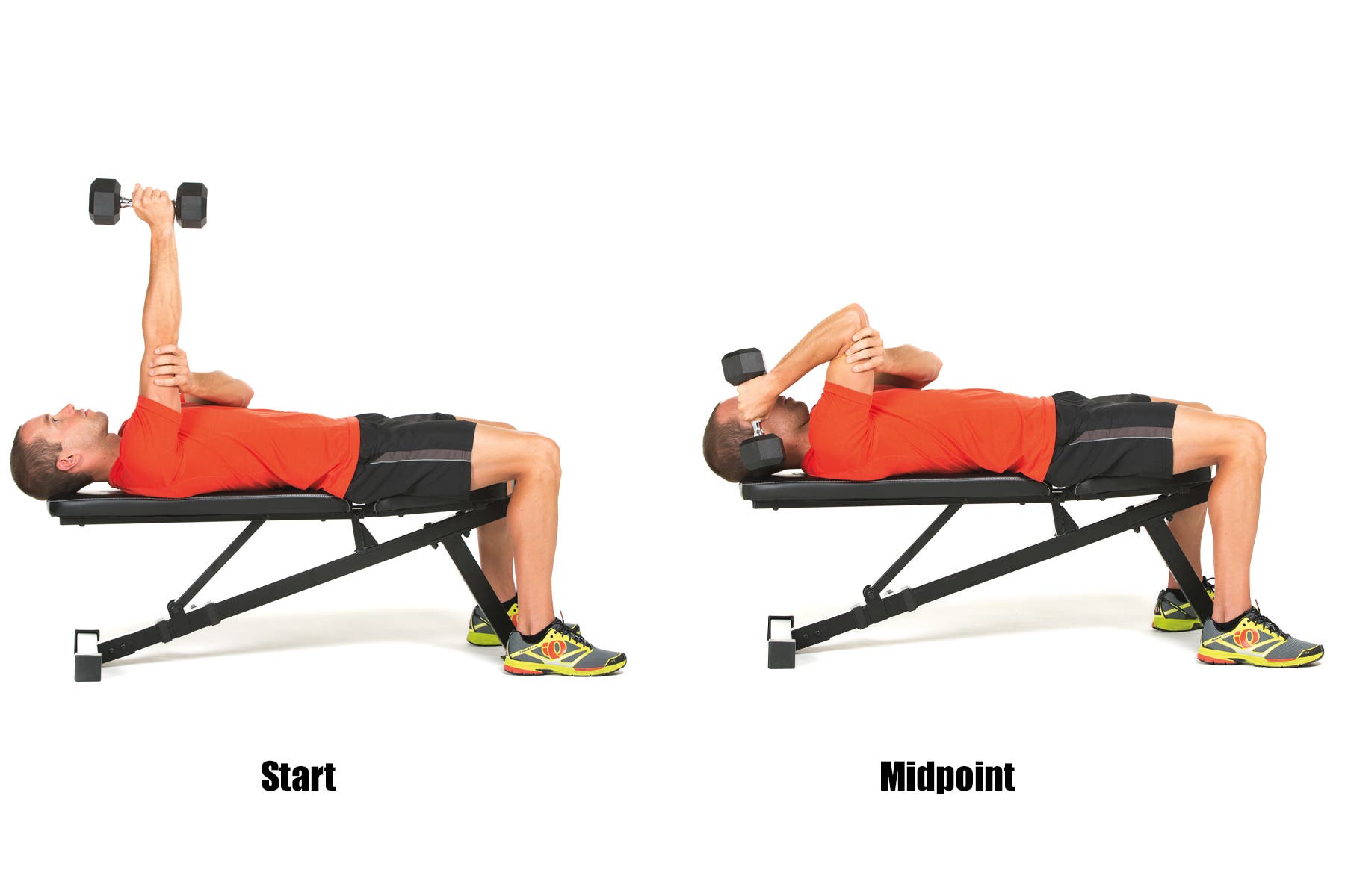 Running Strength Training Dumbbell French Curl