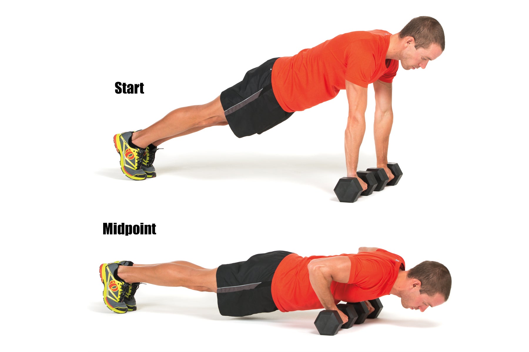 Cycling Strength Training Dumbbell Handle Push-up