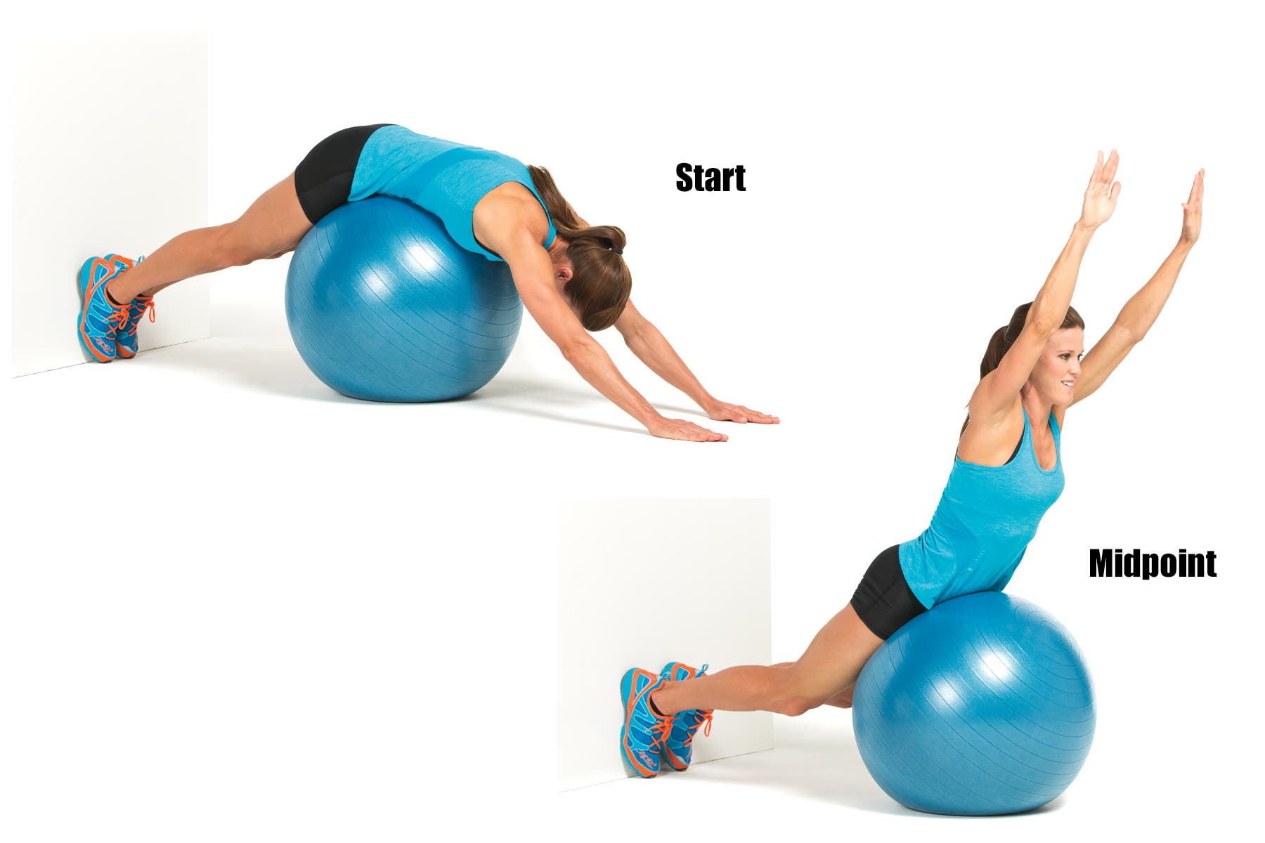 Swimming Strength Training Inclined Superman