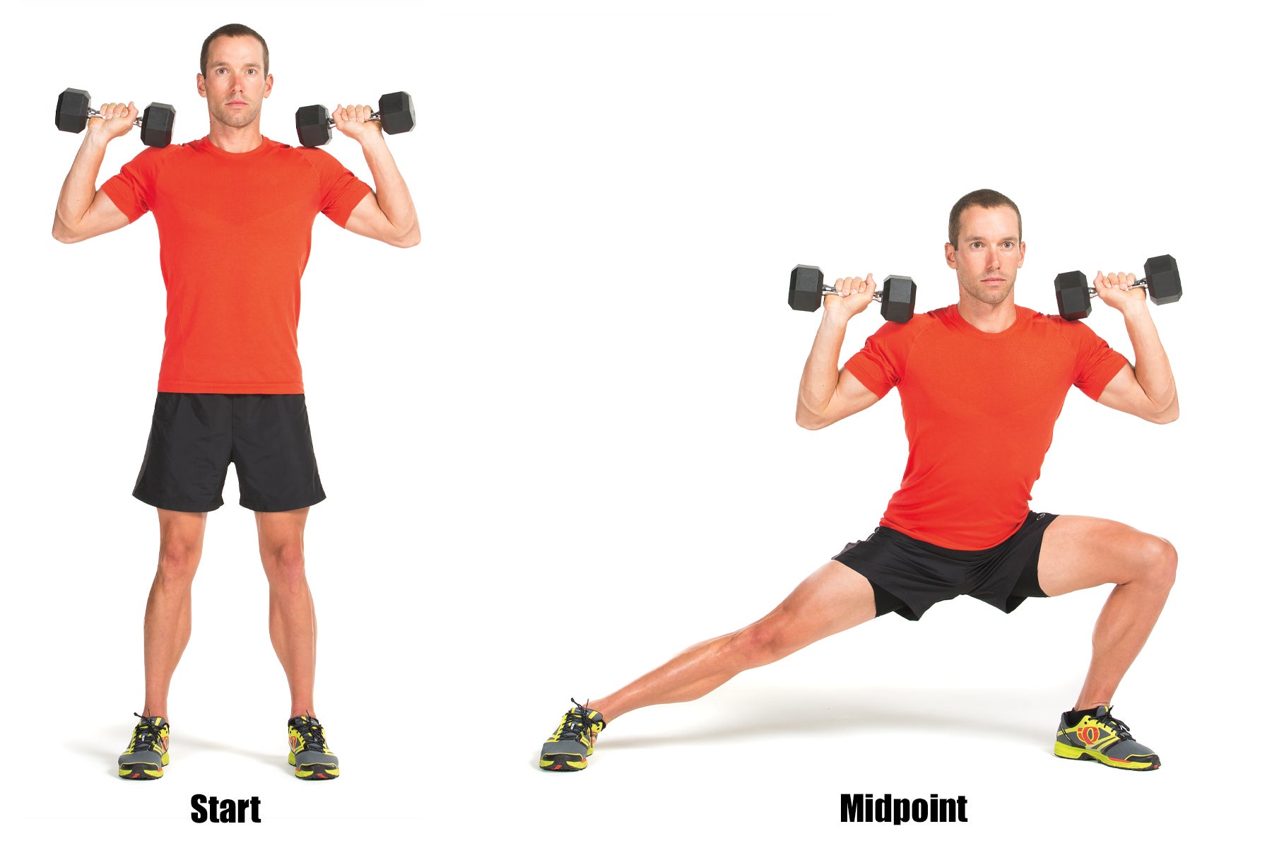 Swimming Strength Training Lateral Lunge