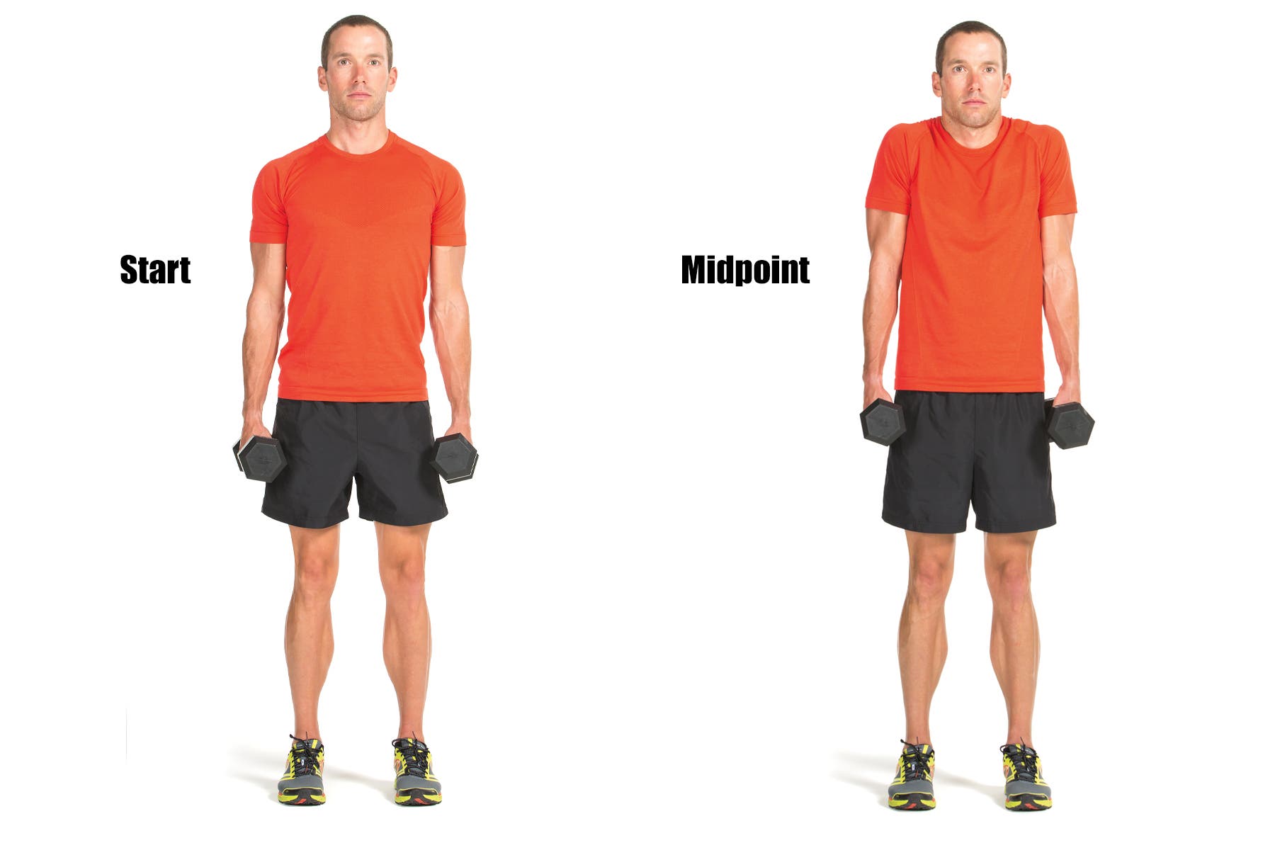 Running Strength Training Shrug
