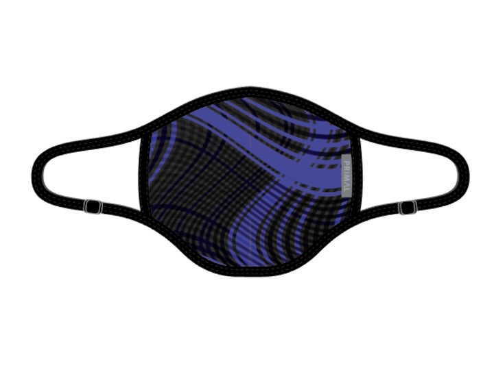 Face Mask, Swim Bike Run Black, Non medical reusable and reversible