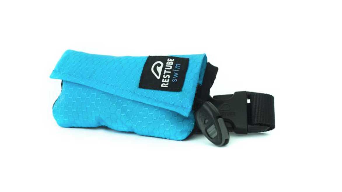 Restube Swim is a safety tool for triathletes.