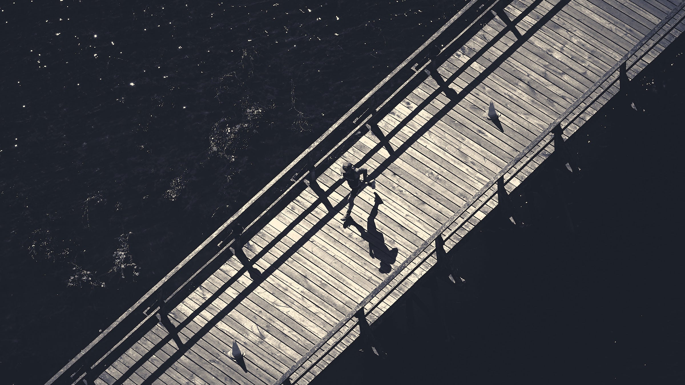 An athlete runs the marathon at Ironman Kalmar in Sweden. Photo: Getty Images