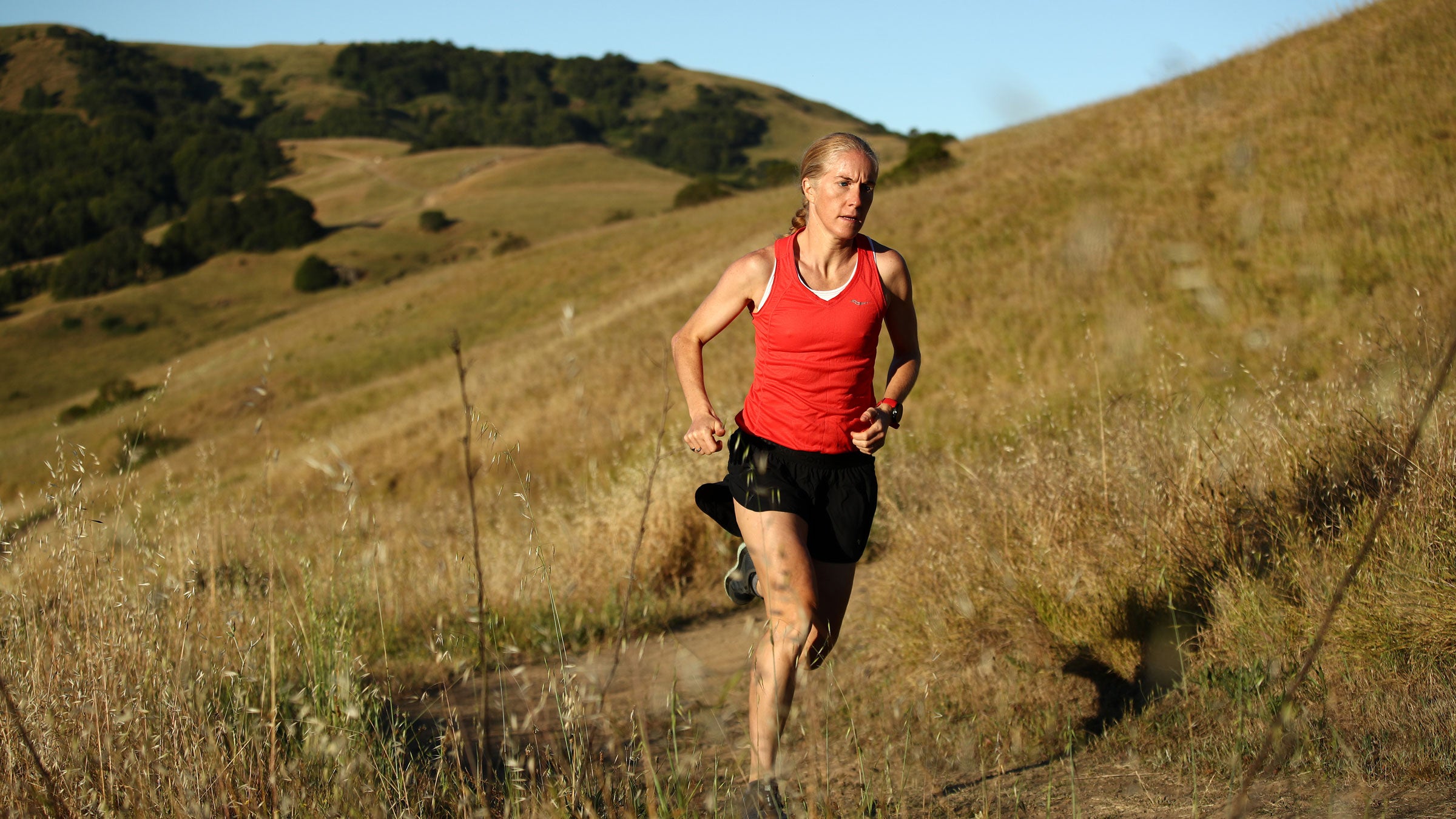 Sarah Piampiano trains at the beginning of the COVID-19 pandemic. She recently announced that she is pregnant.