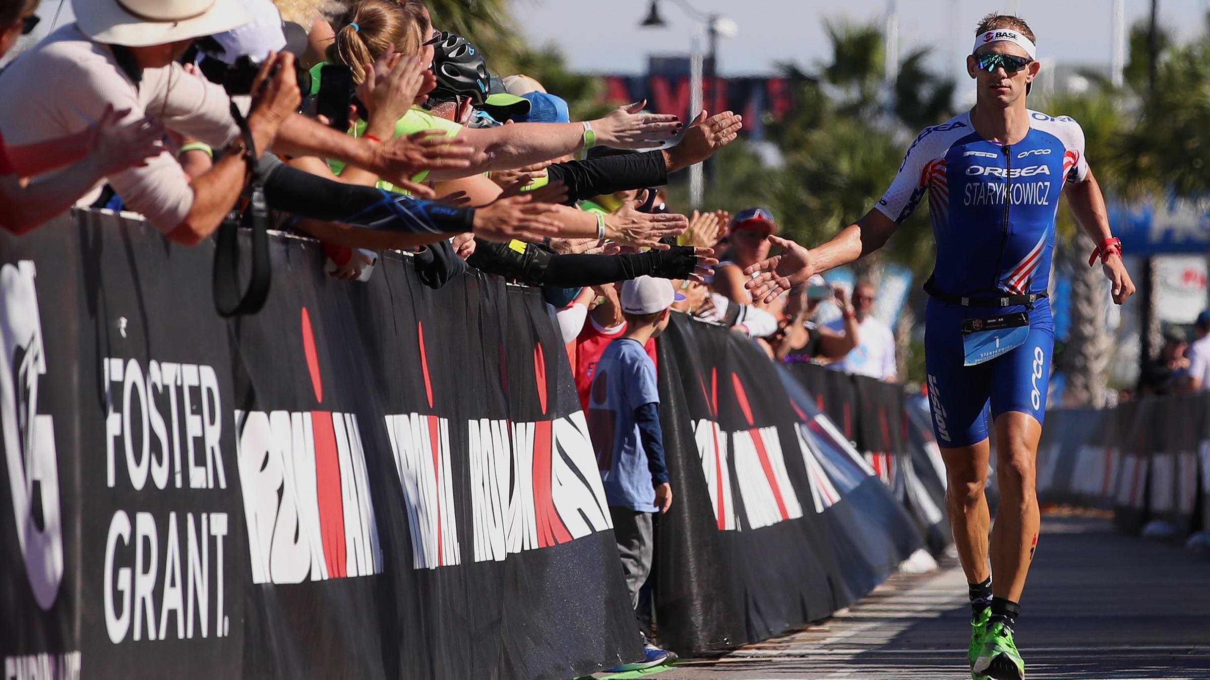 Andrew Starykowicz finished third at 2019 Ironman Florida. 
