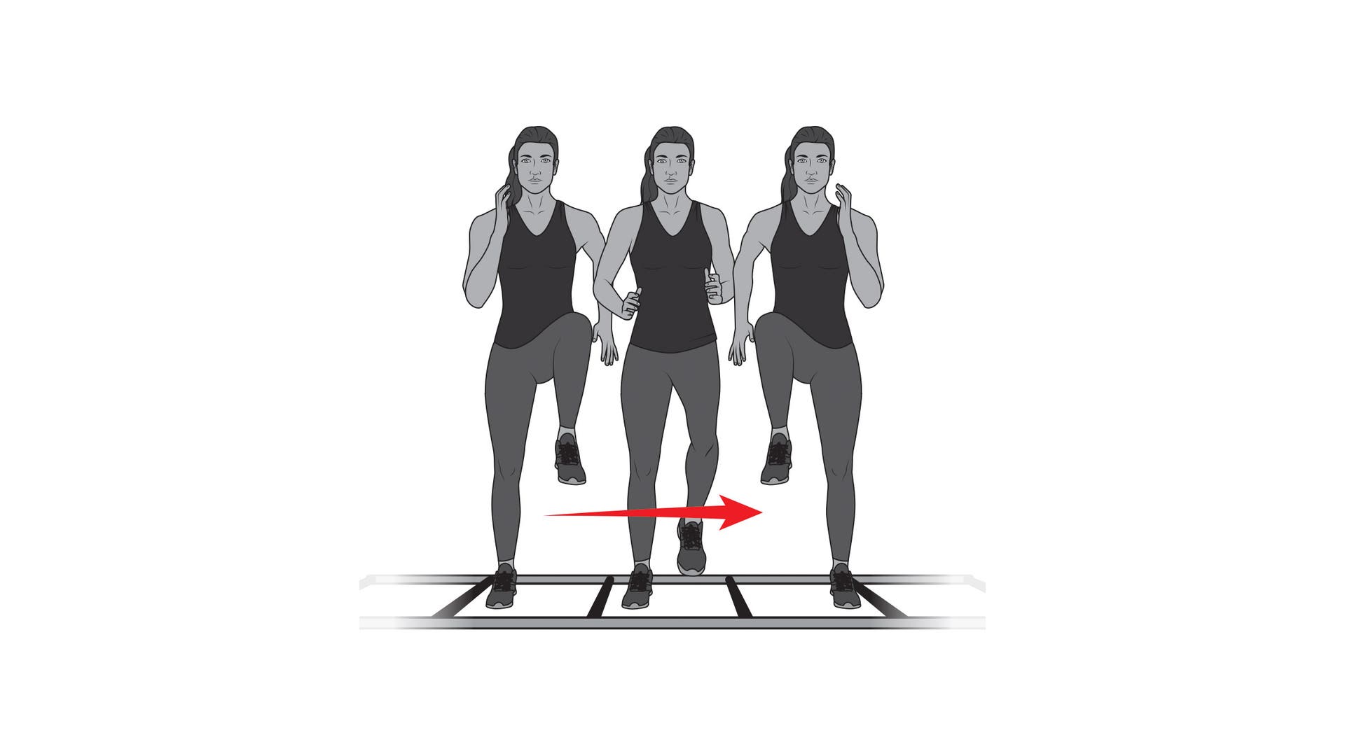 Visualization of the lateral ladder.