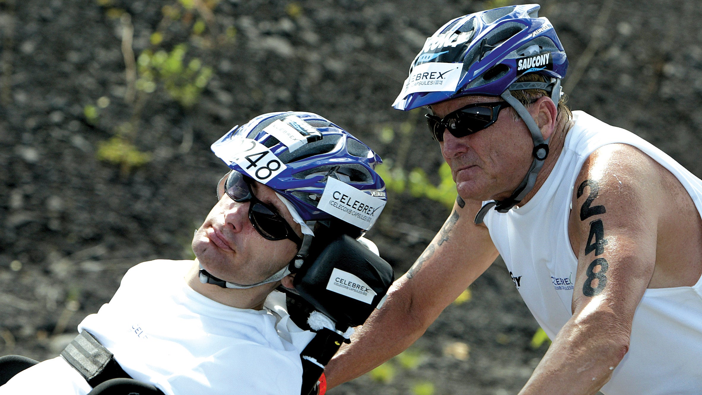 The father-son duo Dick and Rick Hoyt inspired millions with their teamwork and tenacity.