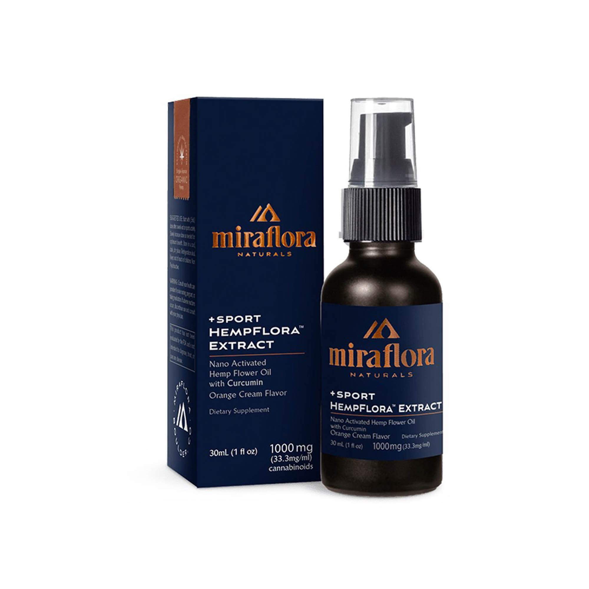 Miraflora tincture bottle and package