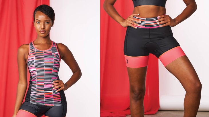 Coeur Mari Braless Tank and Tri Shorts