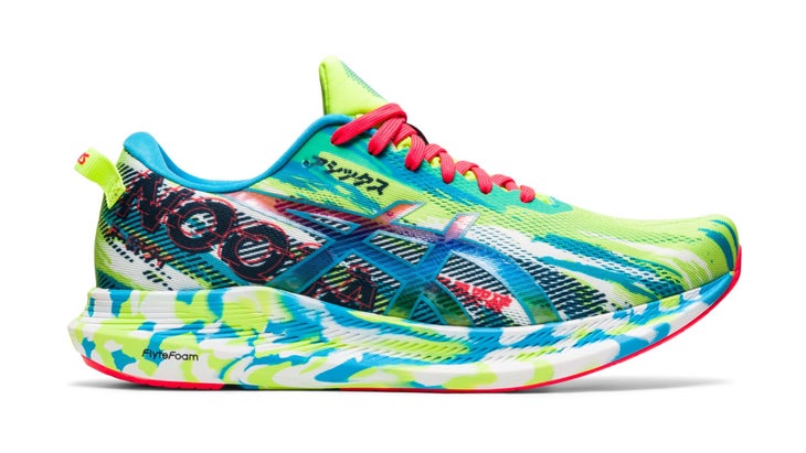 Rainbow-colored Asics Noosa Tri 13