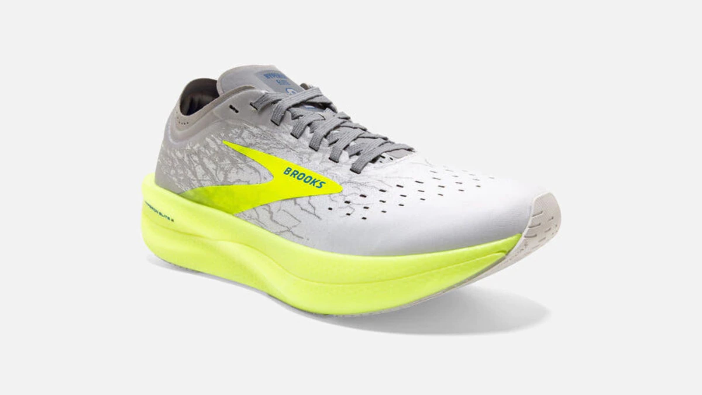 Yellow and white Brooks Hyperion Elite 2