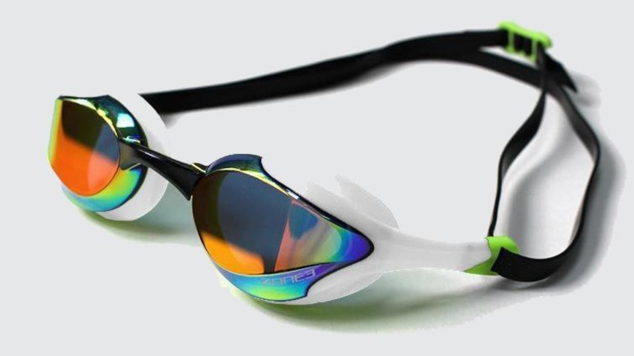 White and iridescent Zone3 goggles