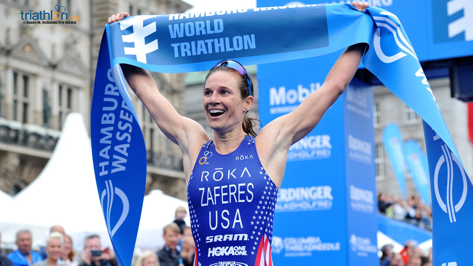 Katie Zaferes won the final WTS prior to the 2016 Olympics.