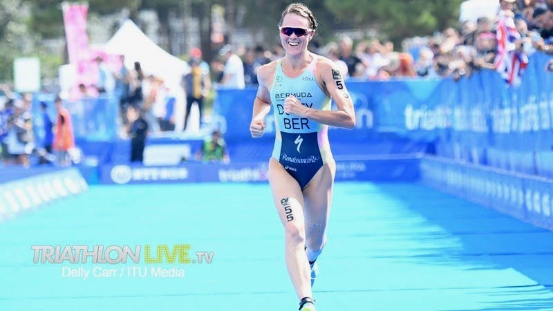 Flora Duffy wins 2019 Tokyo Olympic triathlon test event