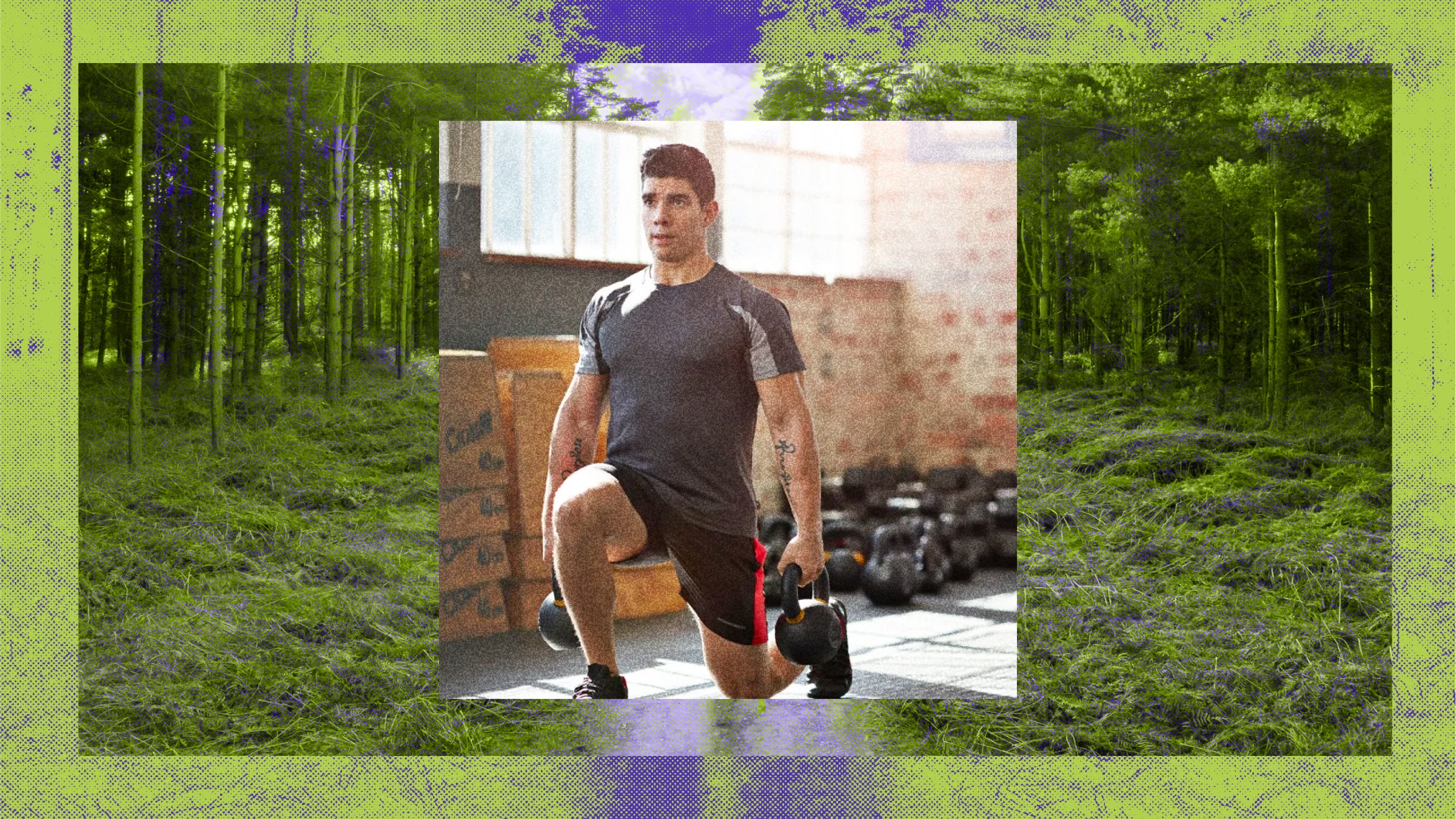 a man does strength training for triathletes