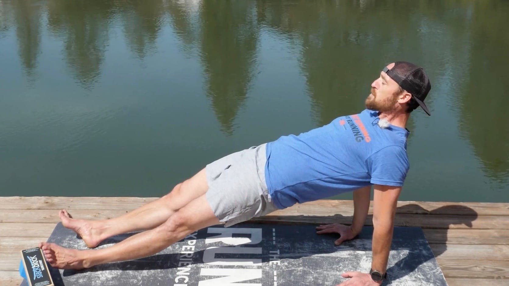 Revere planks are one exercise that can help correct weak glutes.