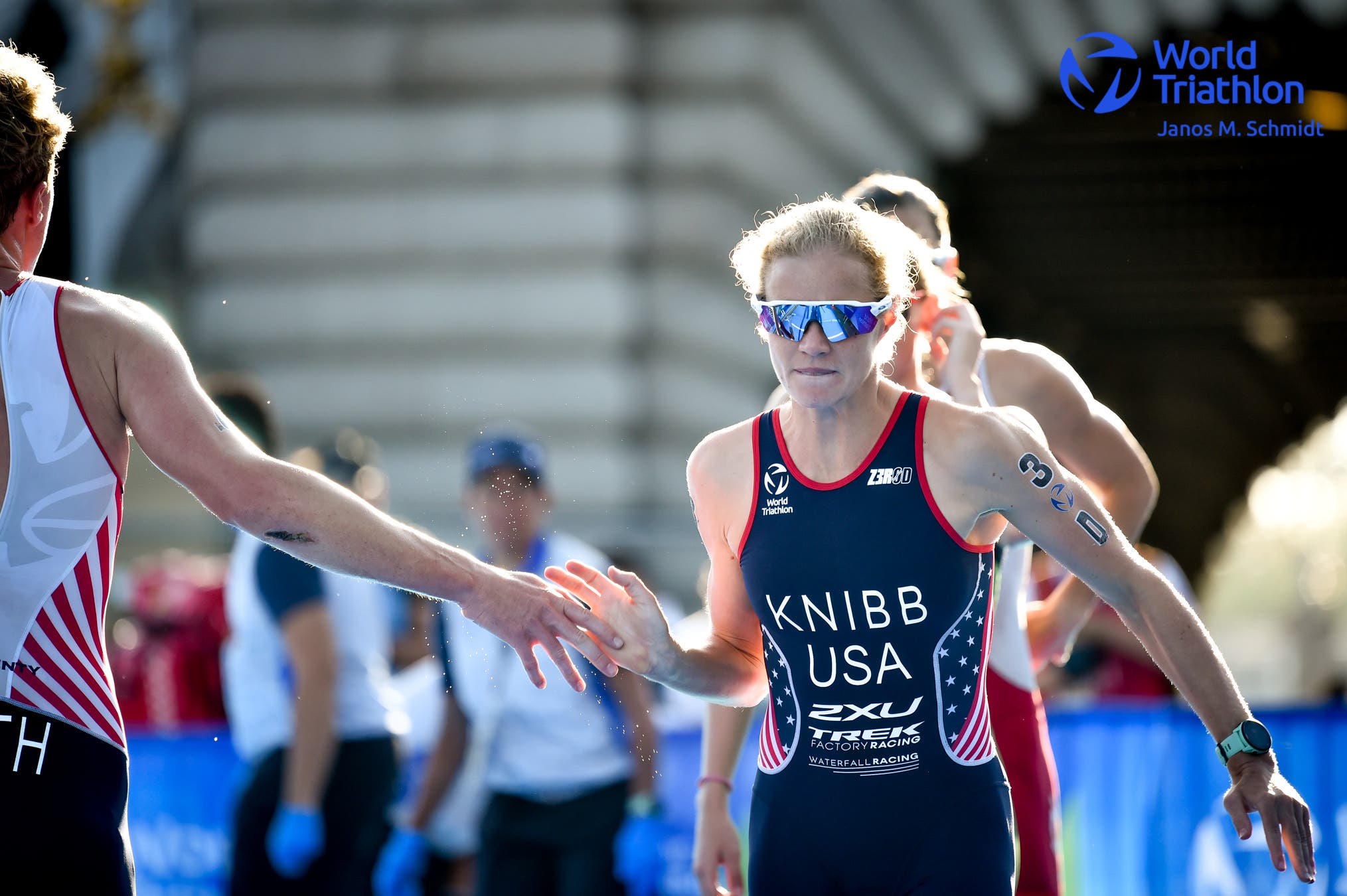 Taylor Knibb will race the triathlon mixed relay for Team USA at the Paris Olympics, along with Taylor Spivey, Morgan Pearson, and Seth Rider.