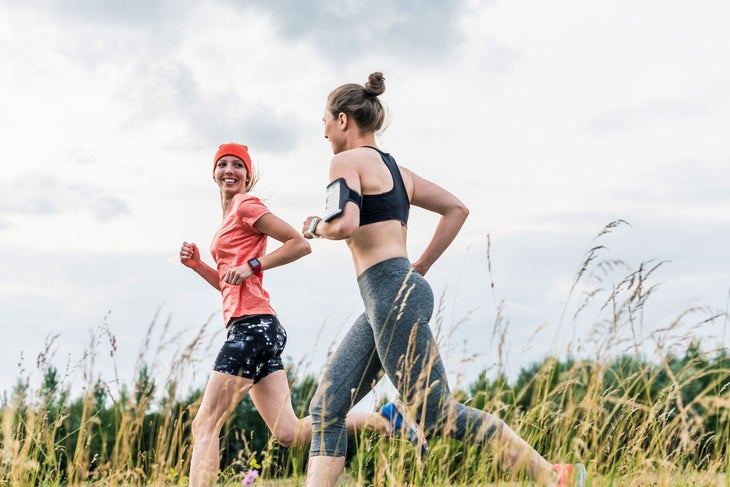 Triathletes run 70.3 run workouts