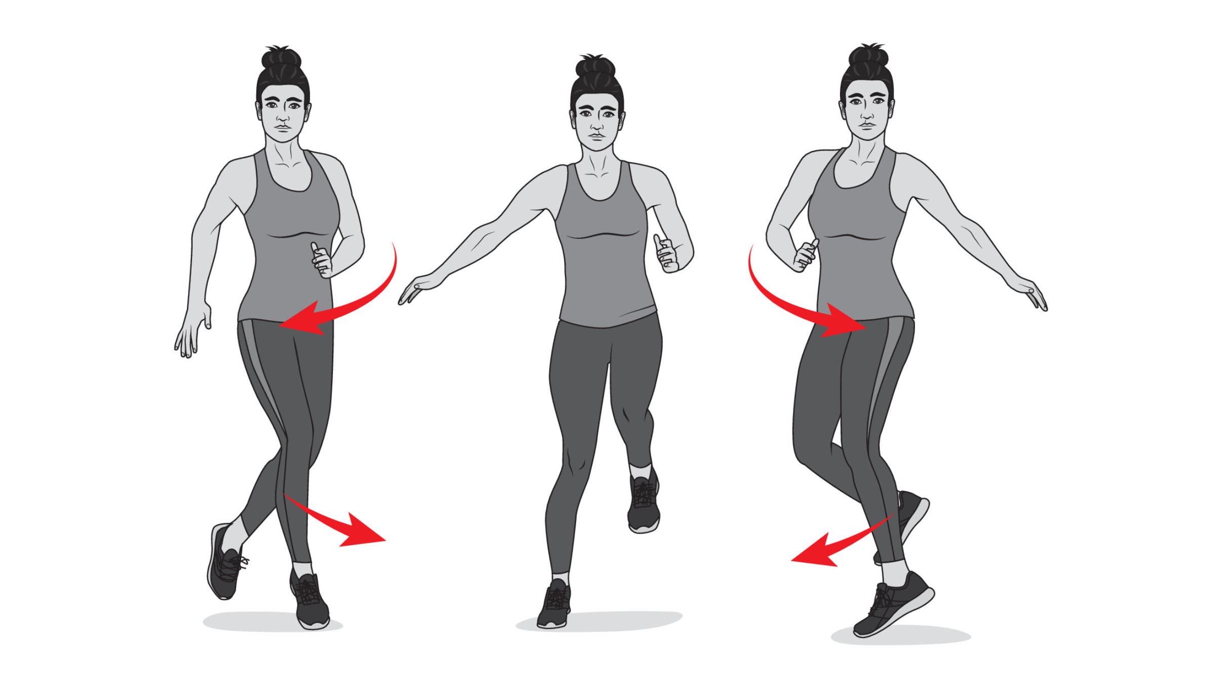 Woman demonstrating carioca