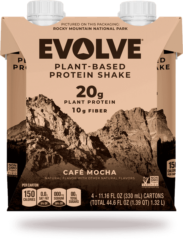 Evolve Café Mocha Plant-Based Protein Shake