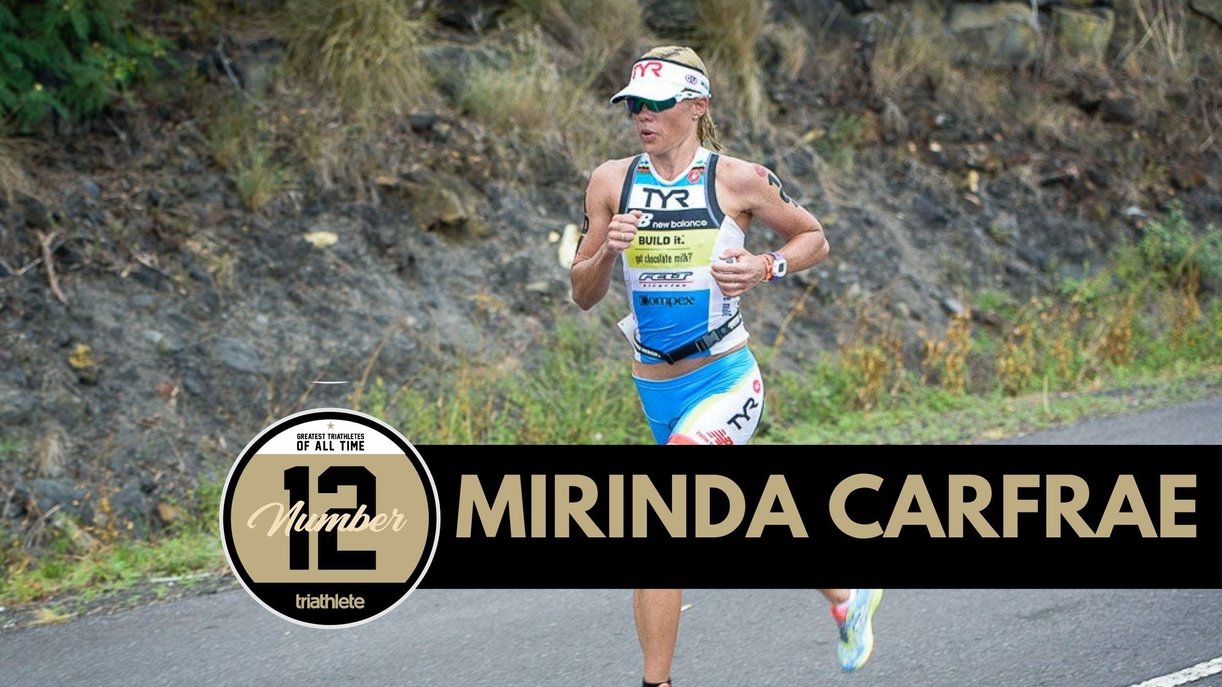 Mirinda Carfrae, one of the best triathletes in history, greatest triathletes of all time