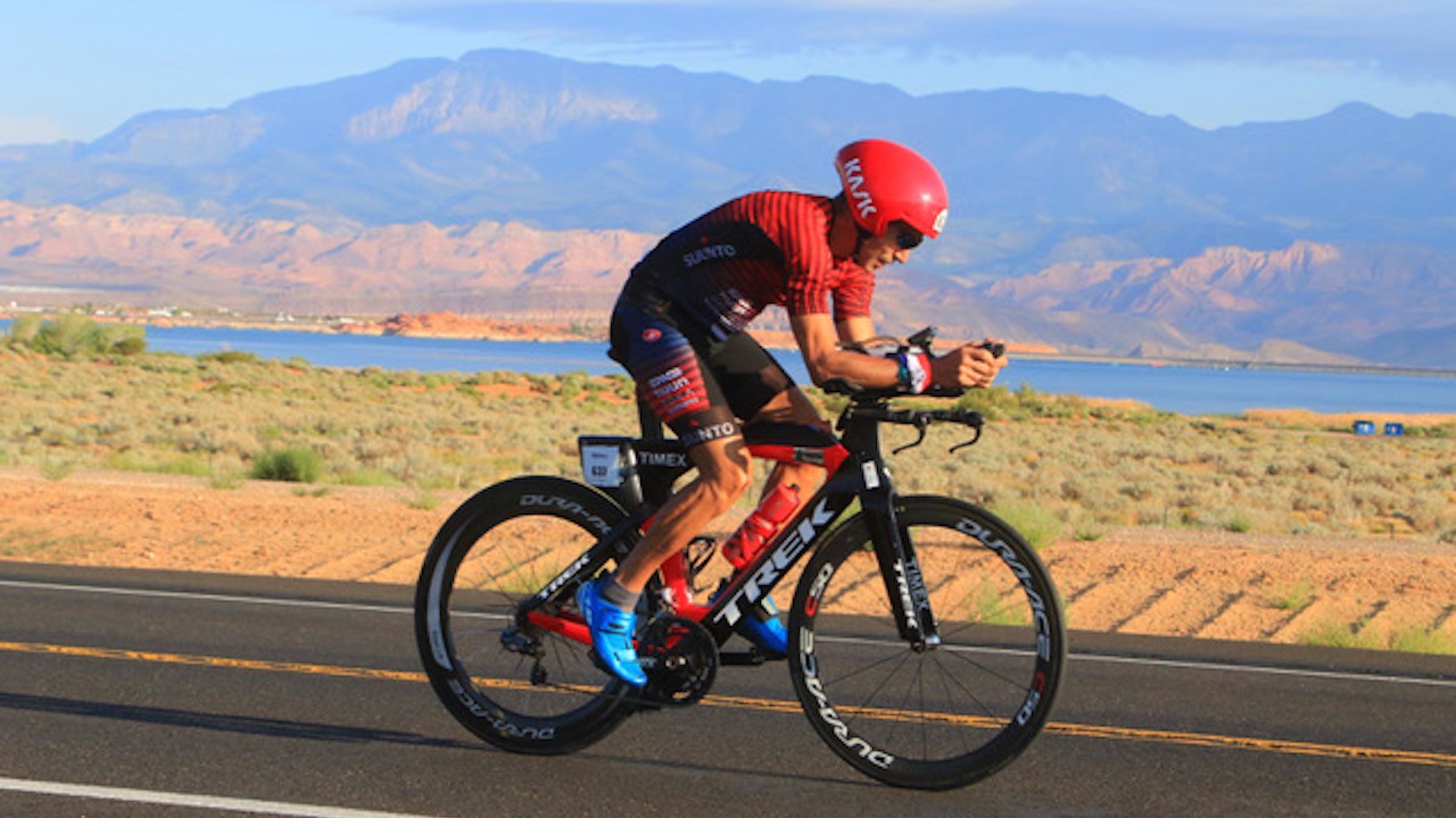 Mike Wien at 70.3 Worlds in St. George.