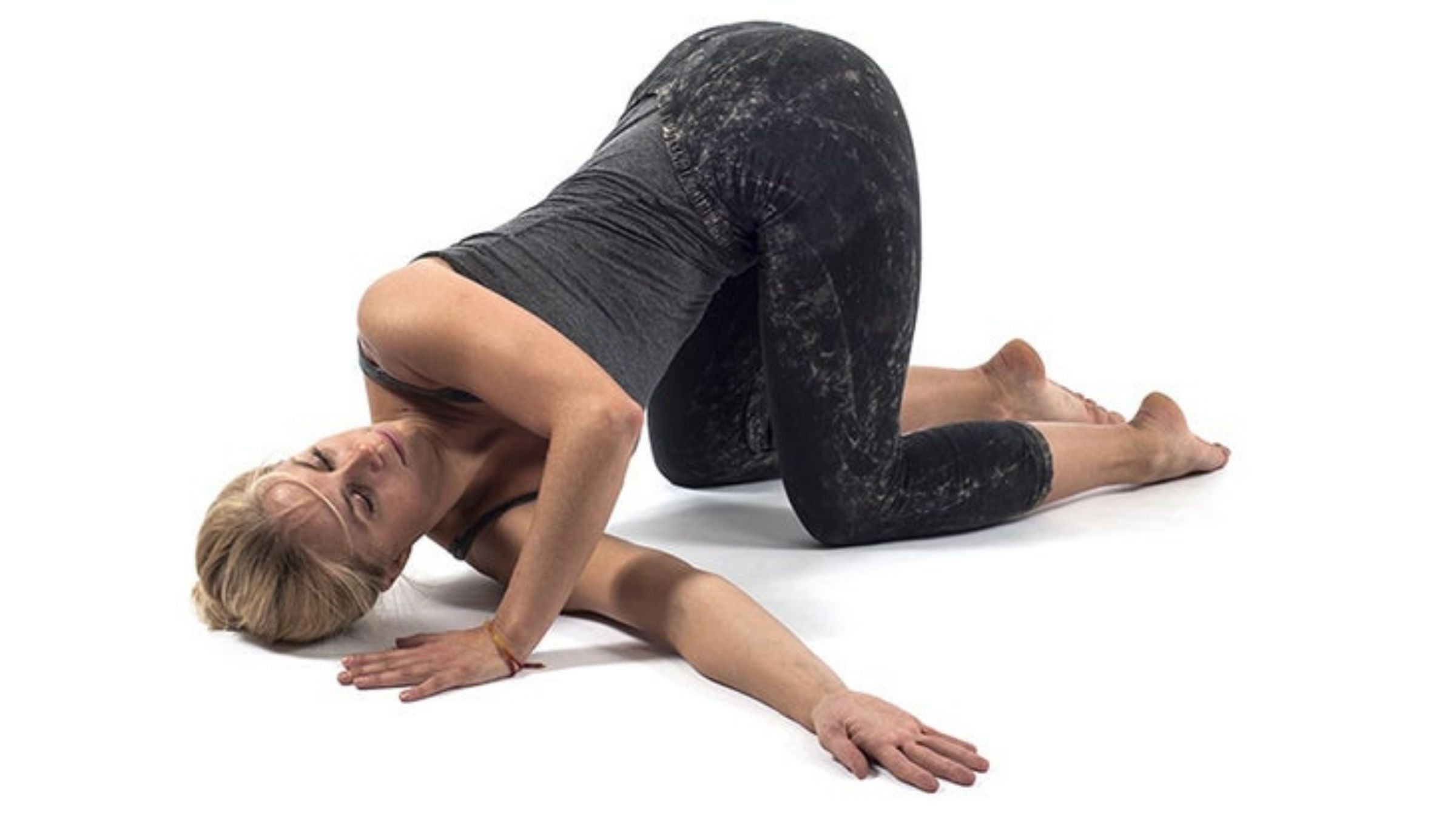 Yoga for cyclists: Belly twist pose by Total Women's Cycling 