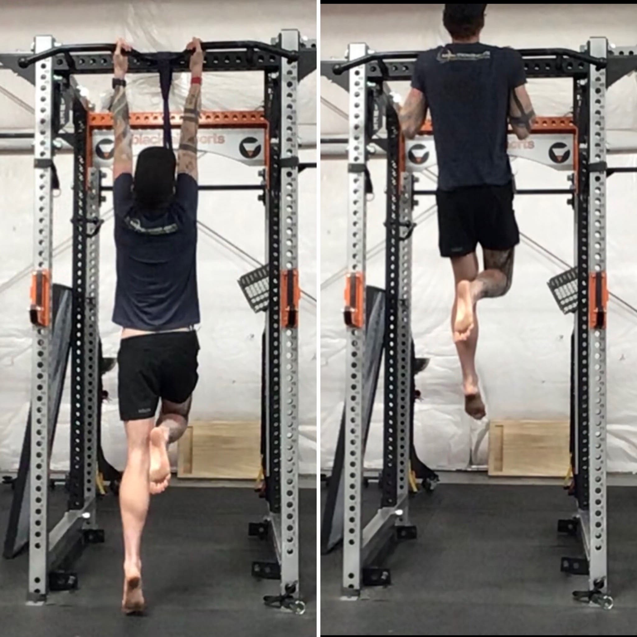 Step-by-step illustration on how to perform a pull-up