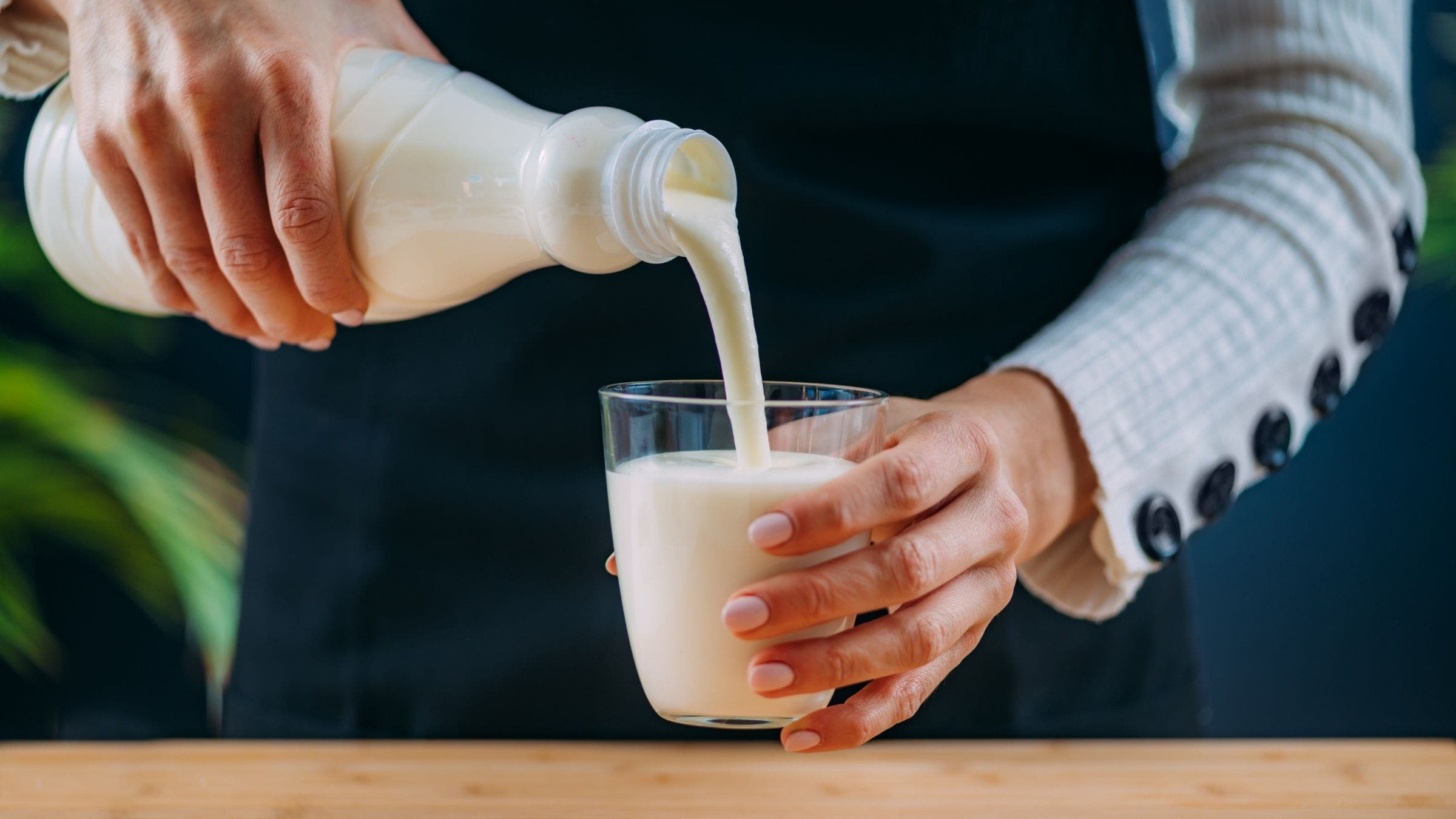 A glass of kefir as an alternative to post-workout drinks that aren't smoothies