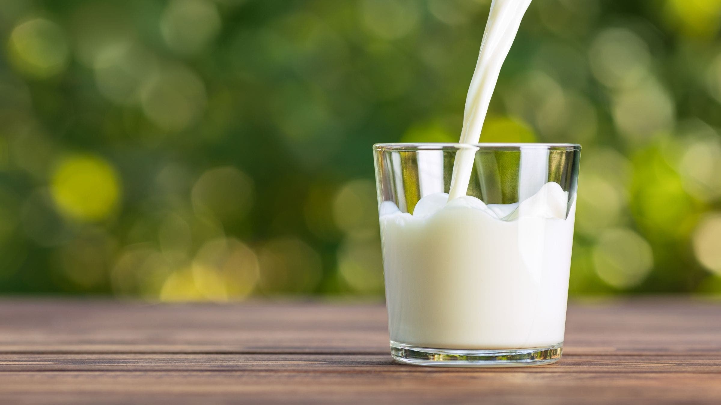 A glass of pea milk as an alternative to post-workout drinks that aren't smoothies