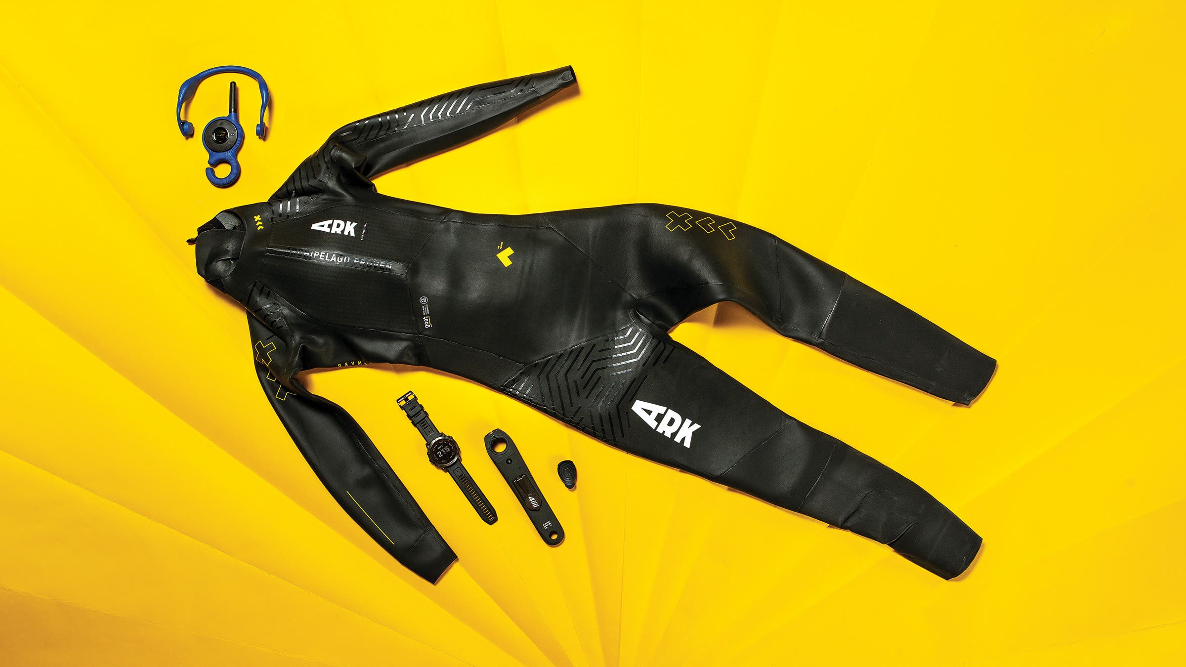 Experienced triathlete gear