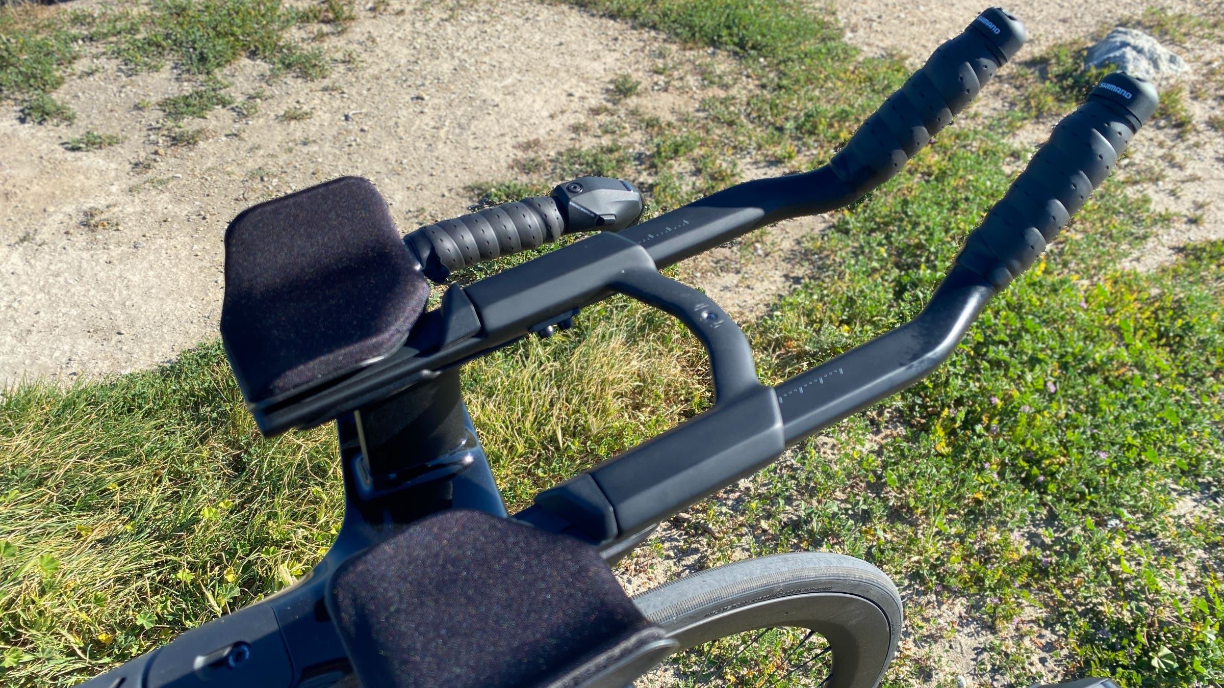 The front cockpit of the Trek SLR 7 review