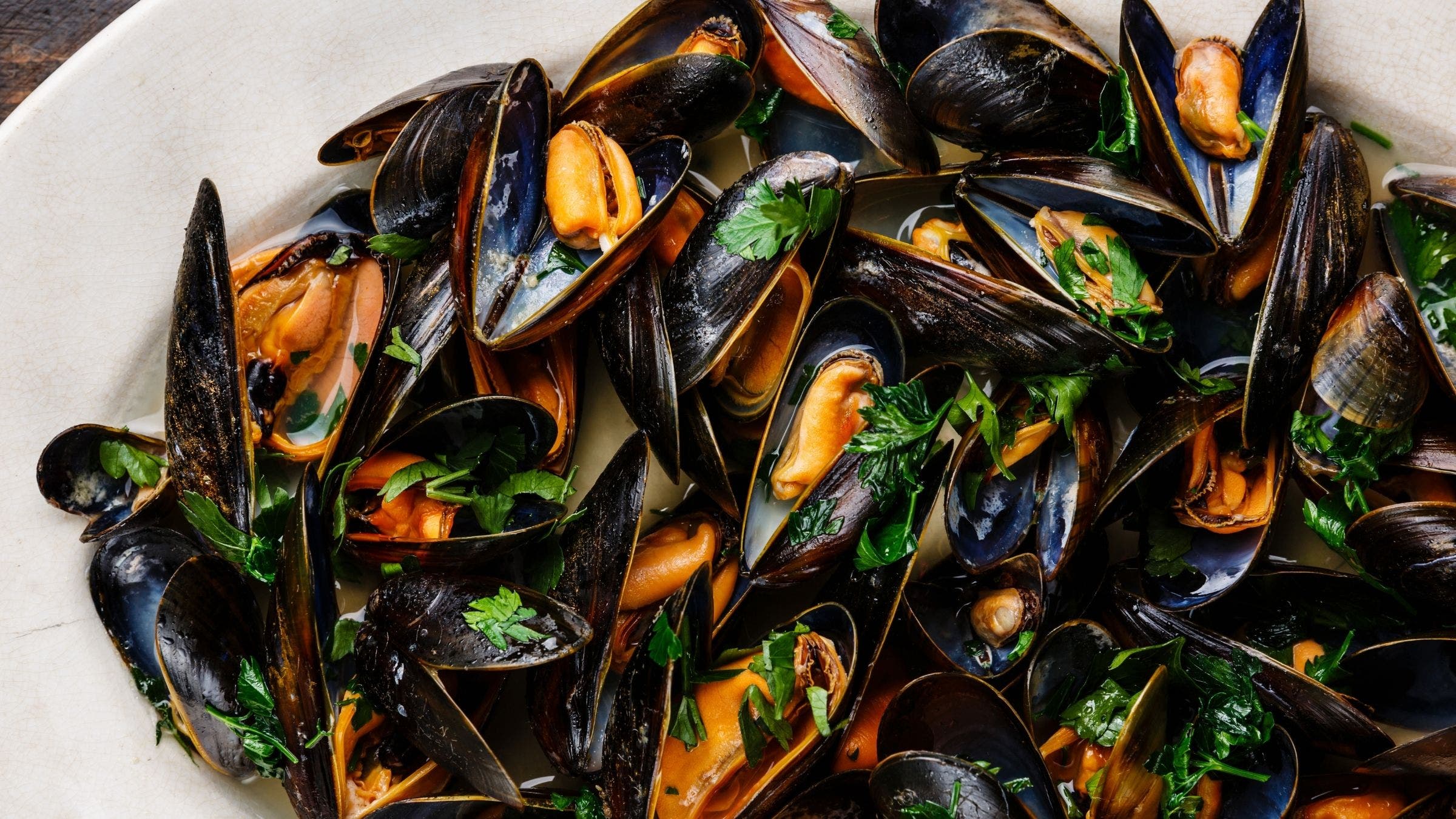 Mussels are an affordable protein for athletes.